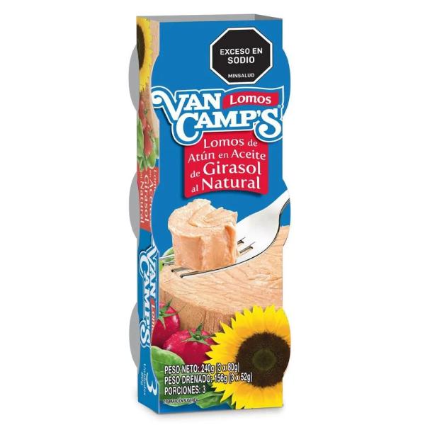 ATUN VAN CAMPS EN ACEITE DE GIRASOL