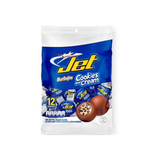 CHOCOLATINA JET BURBUJA COOKIE AND CREAM