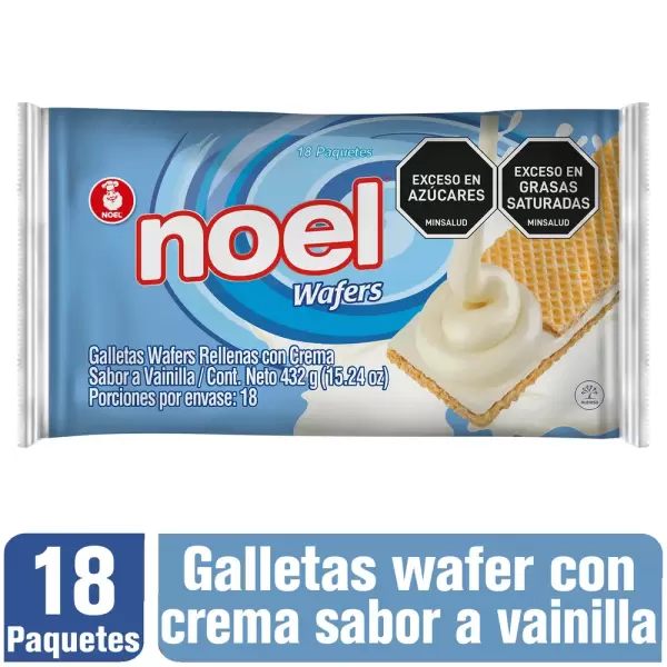 GALLETA WAFER VAINILLA - NOEL