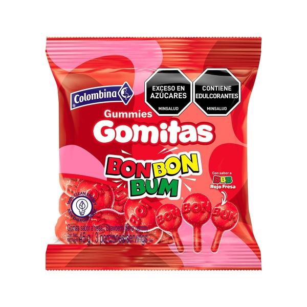 GOMITAS BON BOM BUM ROJO FRESA - GRISSLY