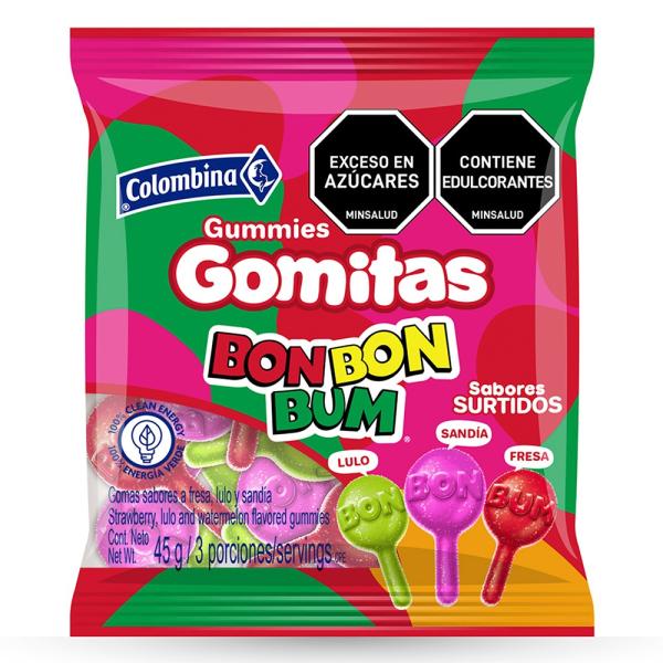 GOMITAS BON BOM BUM SABORES SURTIDOS -  GRISSLY