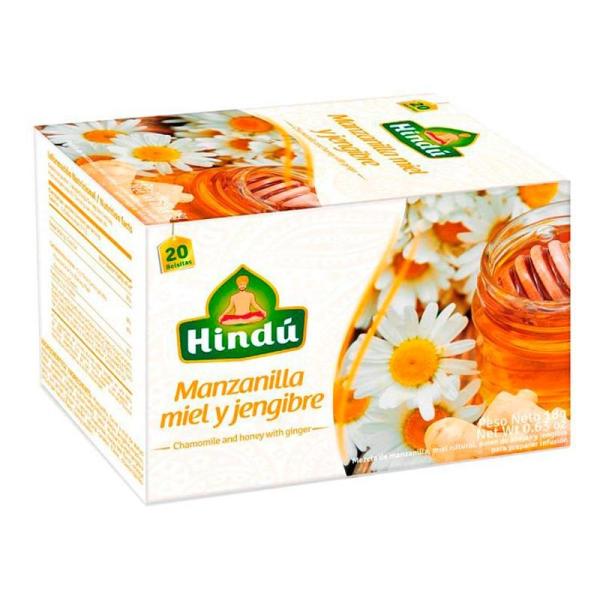 AROMATICA MANZANILLA, MIEL Y JENGIBRE - HINDU