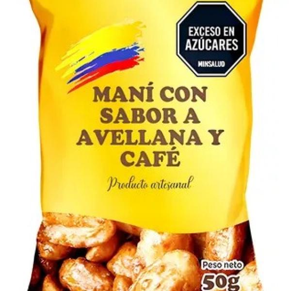 MANÍ CON SABOR AVELLANA Y CAFÉ