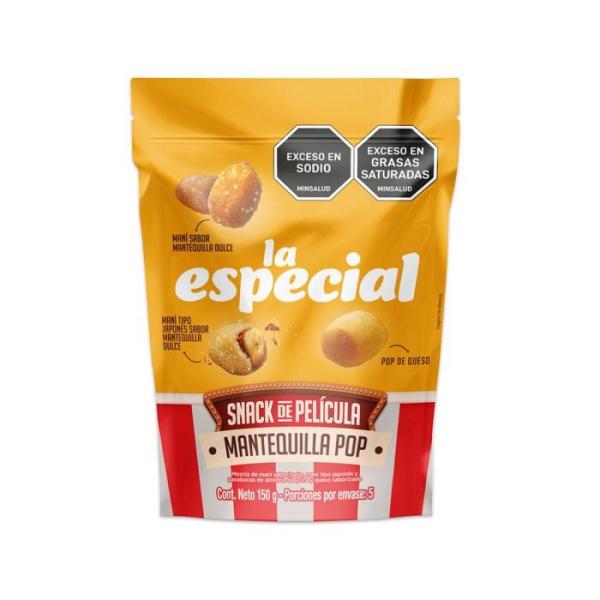 MANI SNACK DE PELICULA MANTEQUILLA POP - LA ESPECIAL