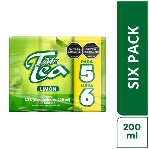 MR TEA LIMON SIXPACK