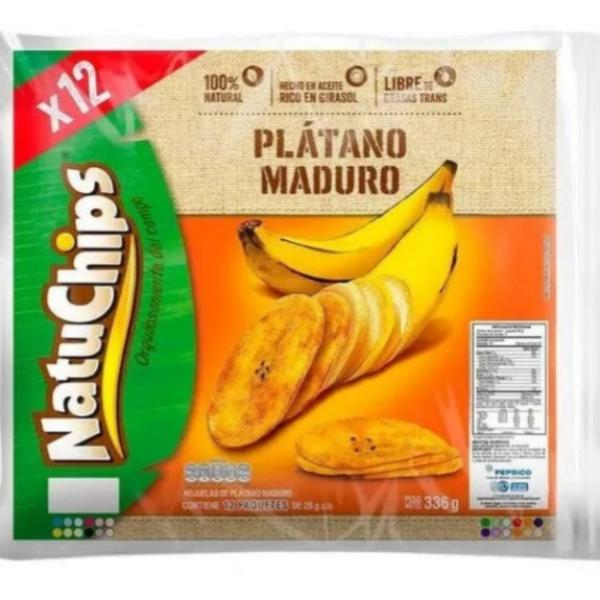 NATUCHIPS PLATANO MADURO X12